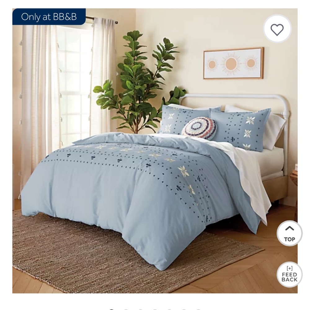 Wild Sage Alana Geometric 3-Piece Reversible Comforter Set